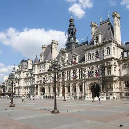 Appartement Quartier Dans Le Marais Hotel De Ville Paris Bagian luar foto