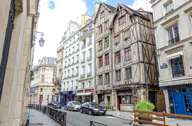 Appartement Quartier Dans Le Marais Hotel De Ville Paris Bagian luar foto